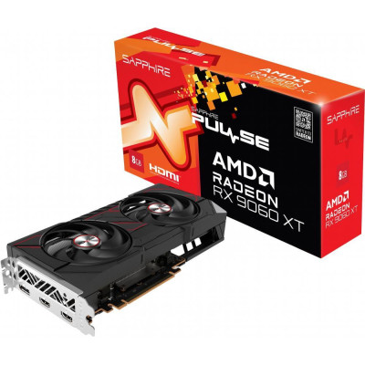 Відеокарта Sapphire Radeon RX 9060 XT 8GB PULSE GAMING OC (11350-04)