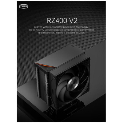 Повітряне охолодження PCCooler RZ400 V2 BK (RZ400V2-BKNWNX-GL)