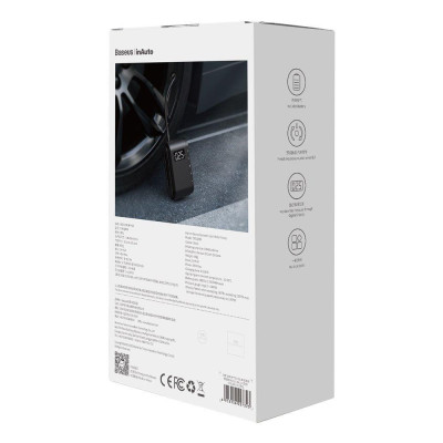 Автомобільний компресор (електричний) Baseus Dynamic Eye Inflator Pump CRCQB03-01