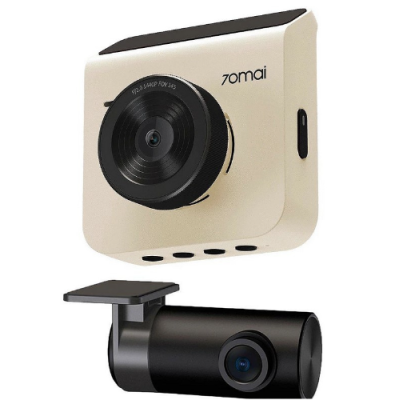 Автомобільний відеореєстратор Xiaomi 70mai Dash Cam A400 White+Rear Cam RC09 Set (UA)
