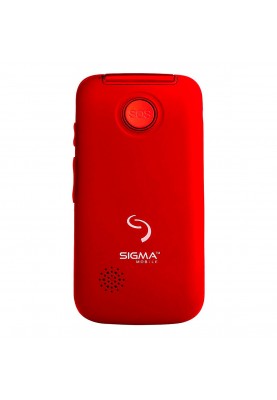 Мобільний телефон (бабушкофон) Sigma mobile Comfort 50 Shell Duo Red (4827798212325)