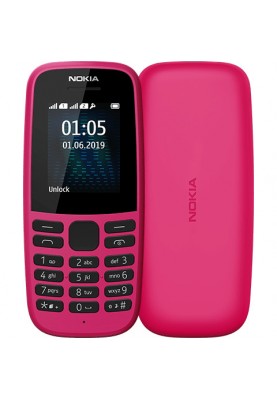 Мобільний телефон Nokia 105 DS 2019 Pink (16KIGP01A01)