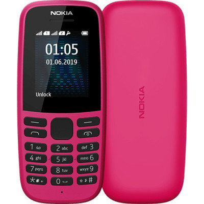 Мобільний телефон Nokia 105 DS 2019 Pink (16KIGP01A01)