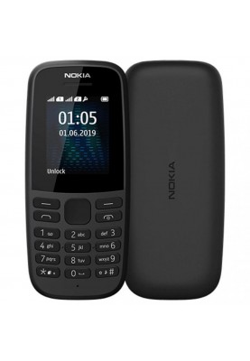Мобільний телефон Nokia 105 Dual Sim 2019 Black (16KIGB01A01)