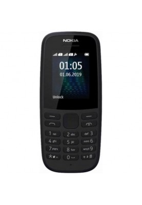 Мобільний телефон Nokia 105 Single Sim 2019 Black (16KIGB01A13)
