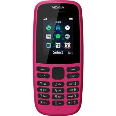 Мобільний телефон Nokia 105 Single Sim 2019 Pink (16KIGP01A13)