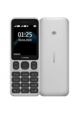 Мобільний телефон Nokia 125 Dual Sim White (16GMNW01A01)