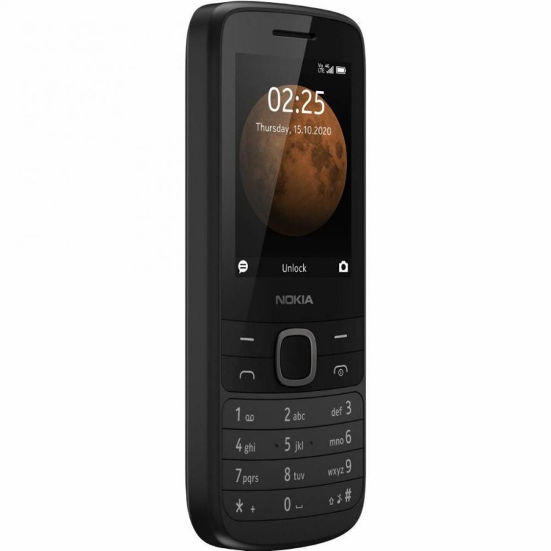 Мобільний телефон Nokia 225 4G DS Black (16QENB01A02)