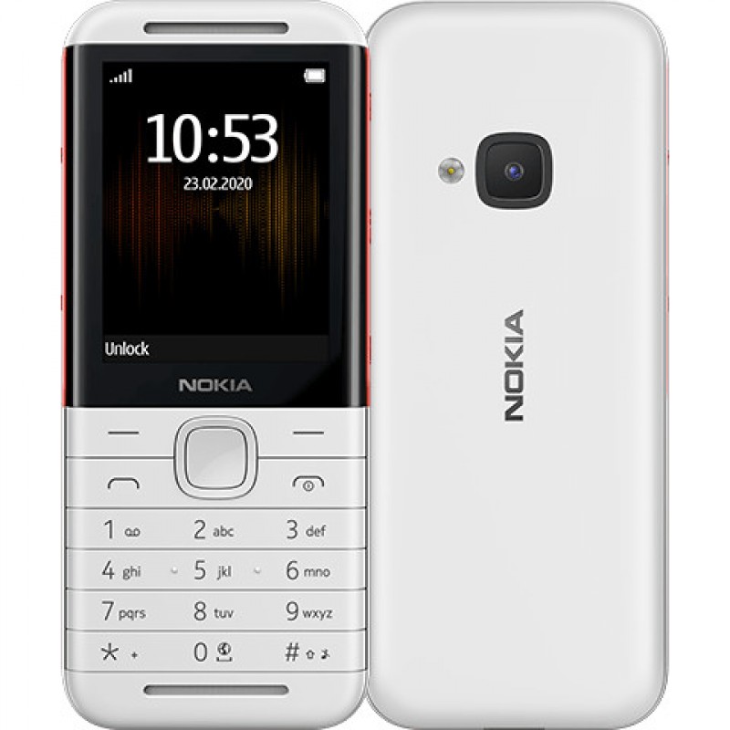 Мобільний телефон Nokia 5310 2020 Dual White/Red (16PISX01B02)