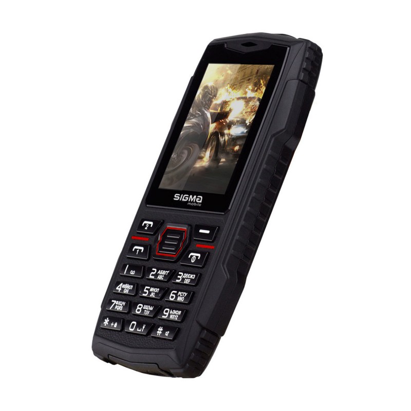 Мобільний телефон Sigma mobile X-TREME AZ68 black-red