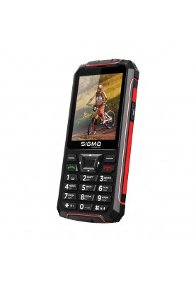 Мобільний телефон Sigma mobile X-treme PR68 Black-red