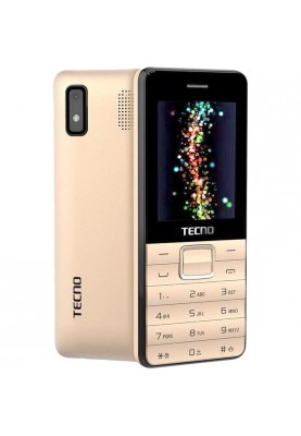 Мобільний телефон Tecno T372 TripleSIM Champagne Gold (4895180746840)