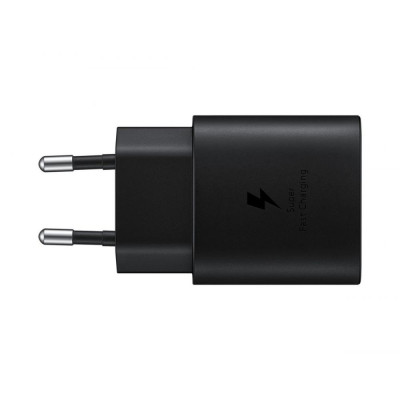 Зарядний пристрій Samsung USB-C Wall Charger with Cable USB-C 25W Black (EP-TA800XBEGRU)