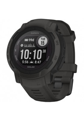 Смарт-годинник Garmin Instinct 2 Solar Graphite (010-02627-10)