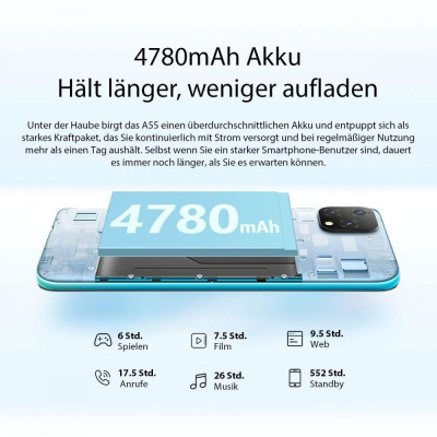 Смартфон Blackview A55 3/16GB Summer Mojito
