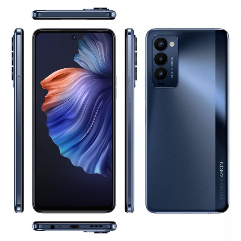 Смартфон Tecno Camon 18p (CH7n) 8/128GB Dusk Grey (4895180775123)