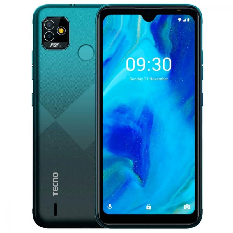 Смартфон Tecno POP 5 BD2p 2/32GB Dual Sim Ice Lake Green (4895180768378)