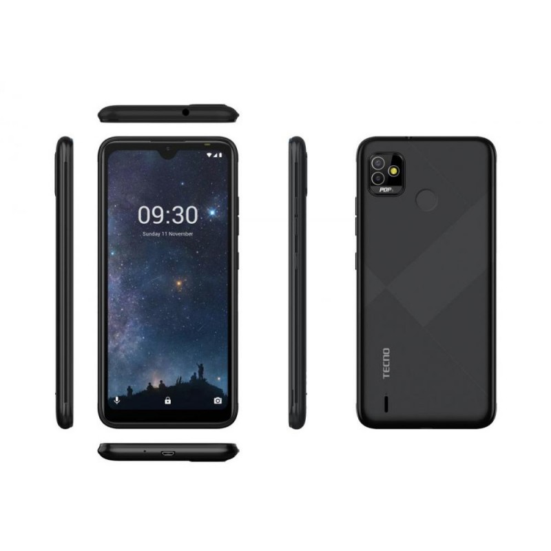 Смартфон Tecno POP 5 BD2p 2/32GB Dual Sim Obsidian Black (4895180768361)