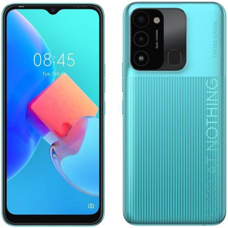 Смартфон Tecno Spark Go 2022 KG5m 2/32GB Turquoise Cyan (4895180776960)