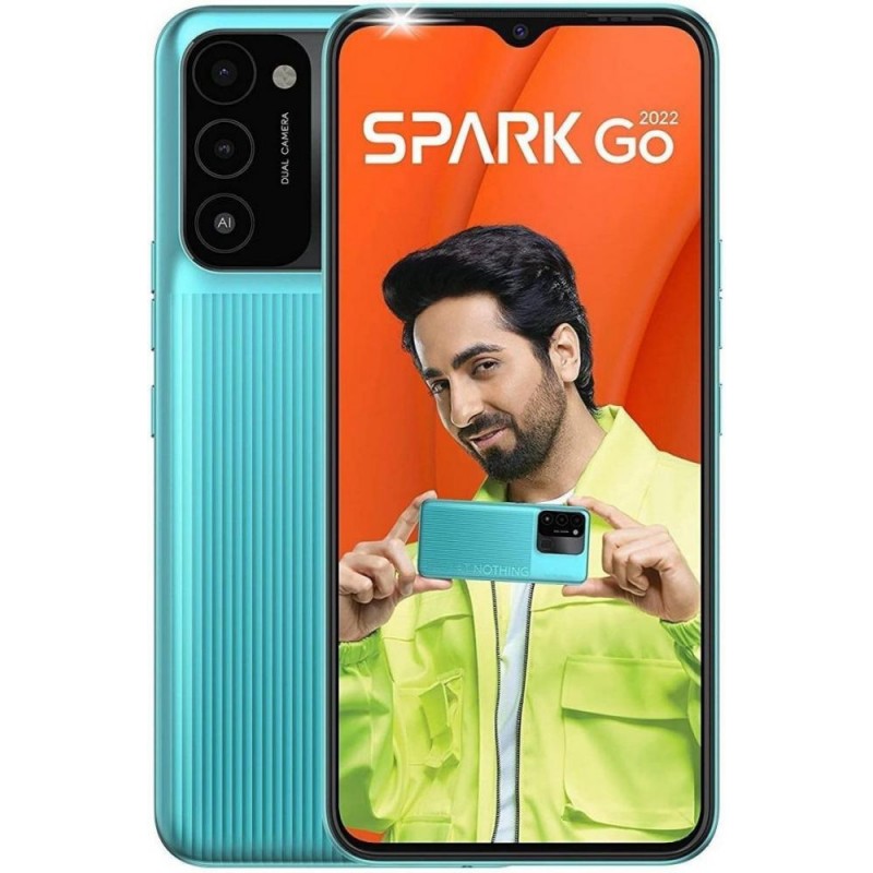 Смартфон Tecno Spark Go 2022 KG5m 2/32GB Turquoise Cyan (4895180776960)