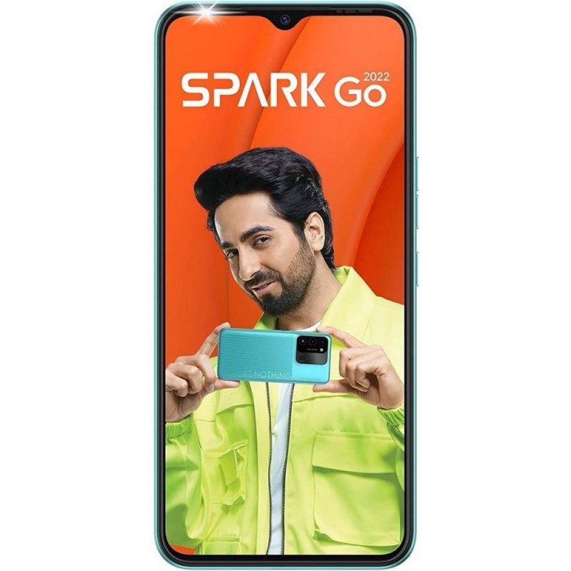 Смартфон Tecno Spark Go 2022 KG5m 2/32GB Turquoise Cyan (4895180776960)