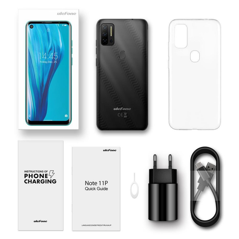 Смартфон Ulefone Note 11P 8/128GB Black (6937748734000)