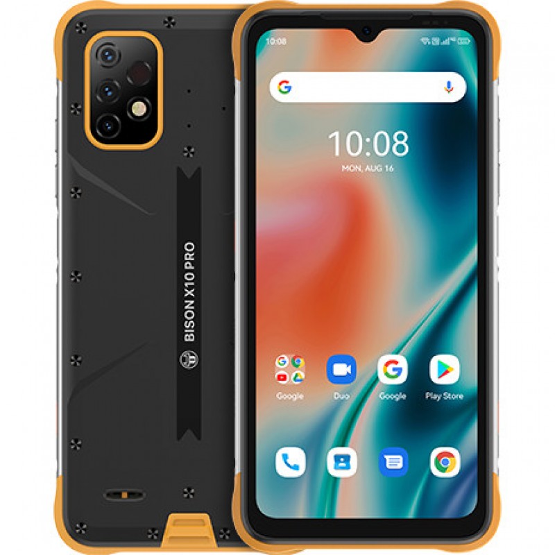 Смартфон UMIDIGI Bison X10 Pro 4/128GB Yellow