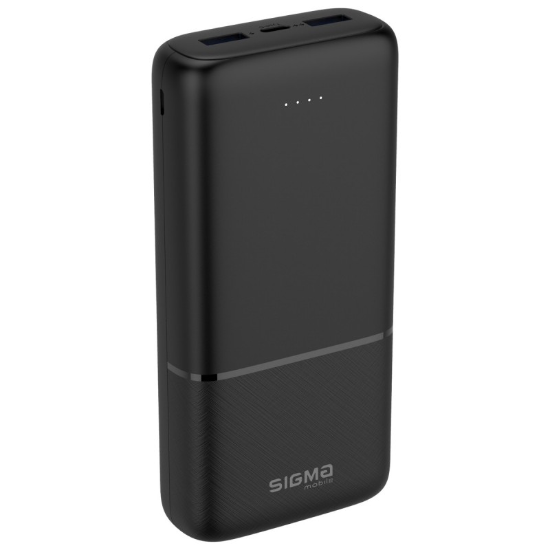 Зовнішній акумулятор (Power Bank) Sigma mobile X-power SI20A1 20000mAh Type-C Black