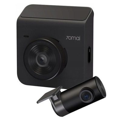 Автомобільний відеореєстратор Xiaomi 70mai Dash Cam A400 Black+Rear Cam RC09 Set (Midrive A400+RC09)