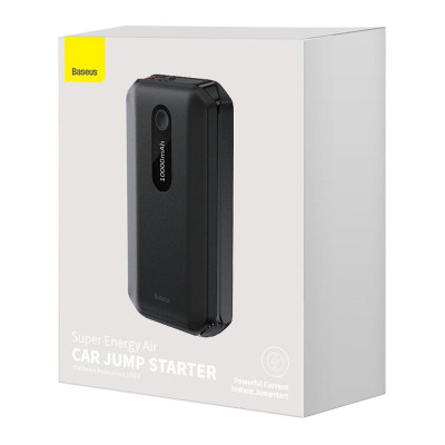 Автономний пусковий пристрій (бустер) Baseus Super Energy AirCar Jump Starter 10000mAh Black (CGNL020101)