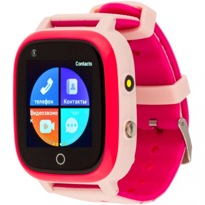 Дитячий розумний годинник AmiGo GO005 4G WIFI Thermometer Pink