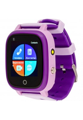 Дитячий розумний годинник AmiGo GO005 4G WIFI Thermometer Purple