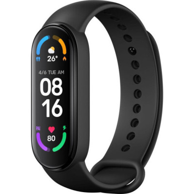 Фітнес-браслет Xiaomi Mi Smart Band 6 NFC Black (BHR4954GL)