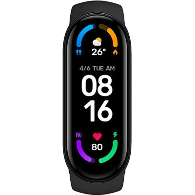 Фітнес-браслет Xiaomi Mi Smart Band 6 NFC Black (BHR4954GL)