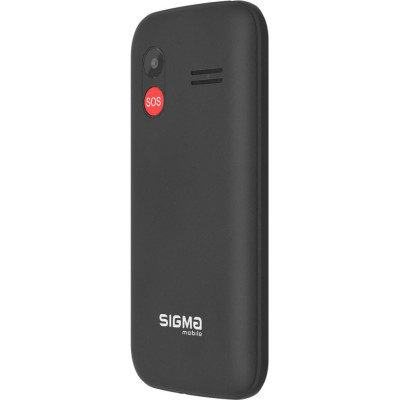Мобільний телефон (бабушкофон) Sigma mobile Comfort 50 HIT Black
