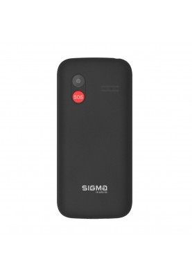 Мобільний телефон (бабушкофон) Sigma mobile Comfort 50 HIT Black