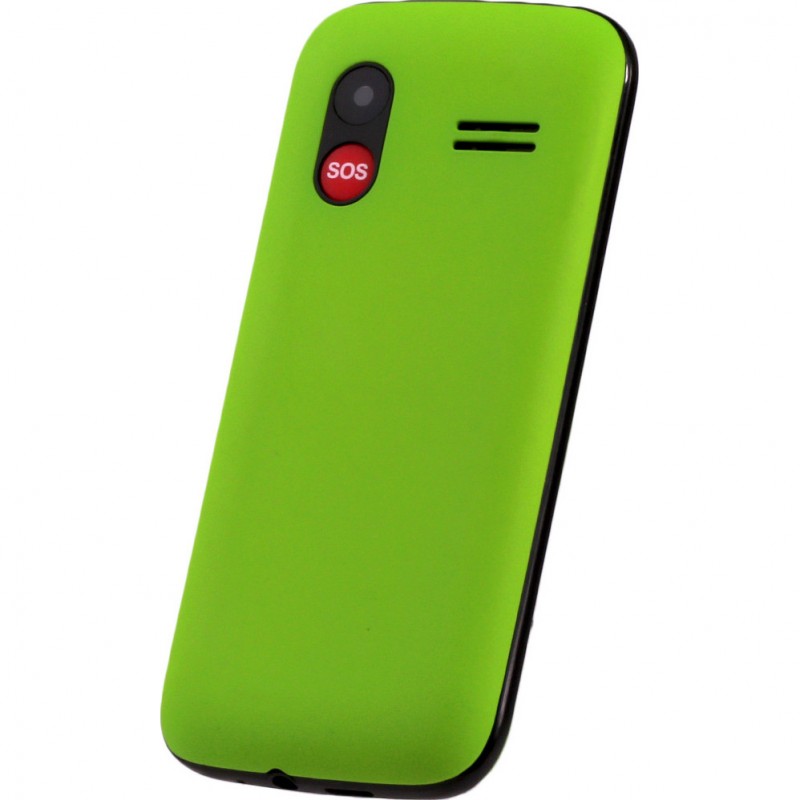 Мобільний телефон (бабушкофон) Sigma mobile Comfort 50 HIT Black-Green