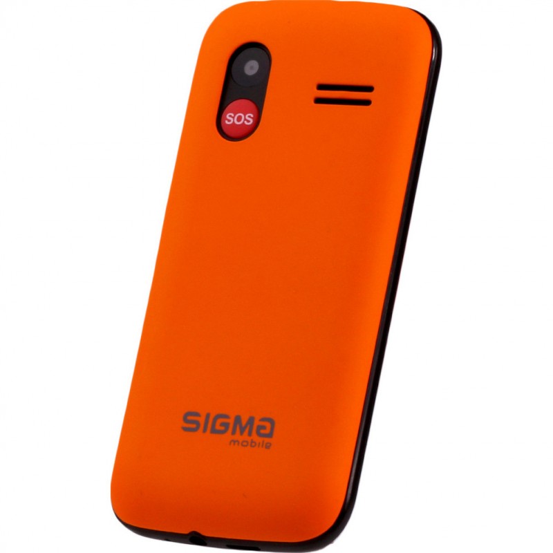 Мобільний телефон (бабушкофон) Sigma mobile Comfort 50 HIT Orange