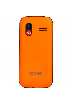 Мобільний телефон (бабушкофон) Sigma mobile Comfort 50 HIT Orange