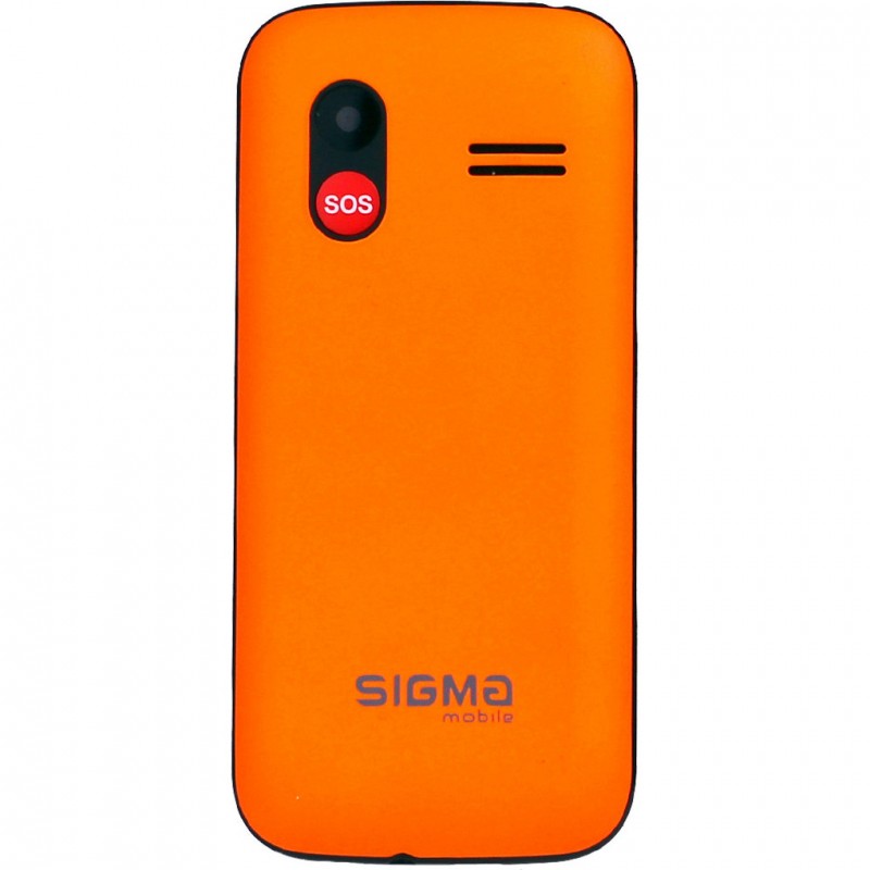 Мобільний телефон (бабушкофон) Sigma mobile Comfort 50 HIT Orange