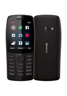Мобільний телефон Nokia 210 Dual SIM 2019 Black (16OTRB01A02)