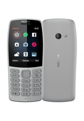 Мобільний телефон Nokia 210 Dual SIM 2019 Grey (16OTRD01A03)