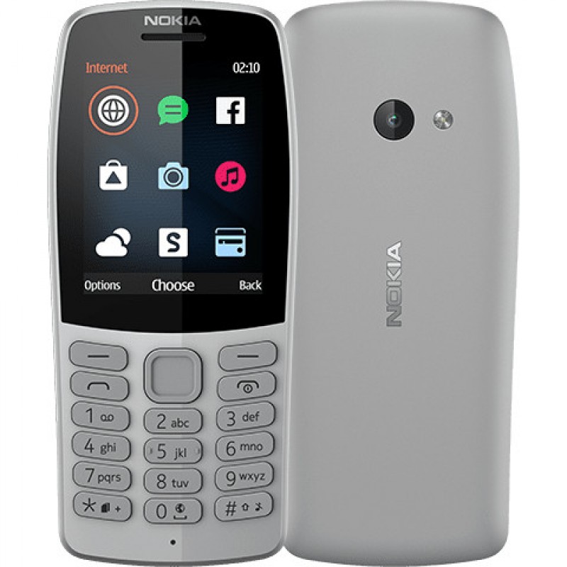 Мобільний телефон Nokia 210 Dual SIM 2019 Grey (16OTRD01A03)