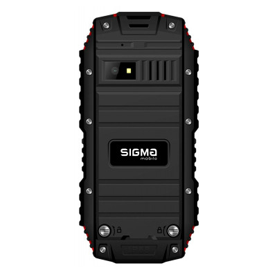 Мобільний телефон Sigma X-treme DT68 black-red (UA)