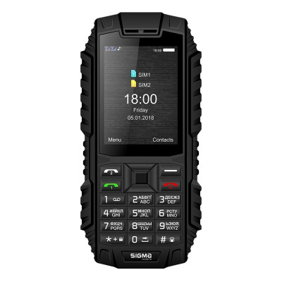 Мобільний телефон Sigma X-treme DT68 black (UA)