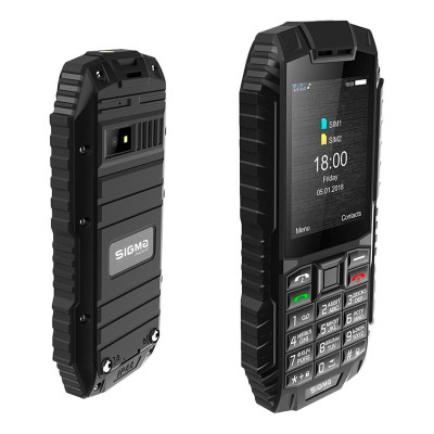 Мобільний телефон Sigma X-treme DT68 black (UA)