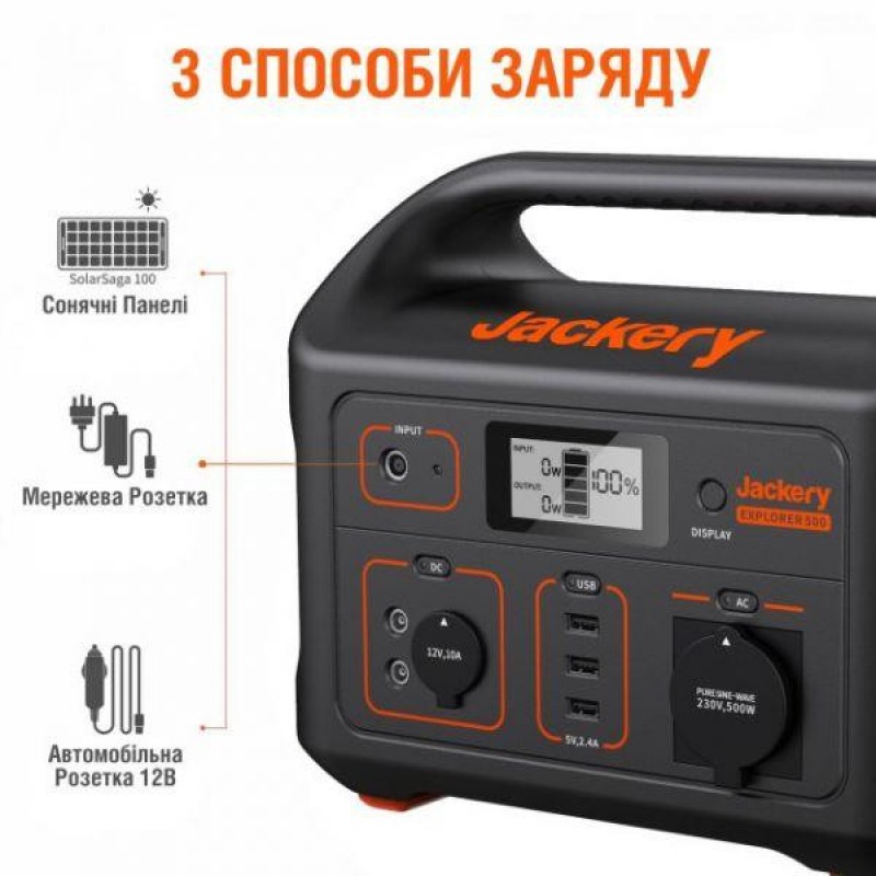 Портативна зарядна станція Jackery Explorer 500EU