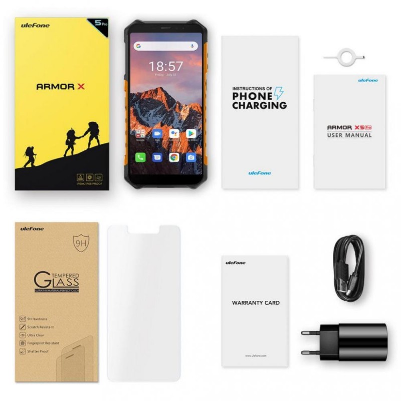 Смартфон Ulefone Armor X5 Pro 4/64GB Orange (6937748733843)