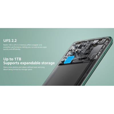 Смартфон Xiaomi Redmi 10C 3/64GB Graphite Gray