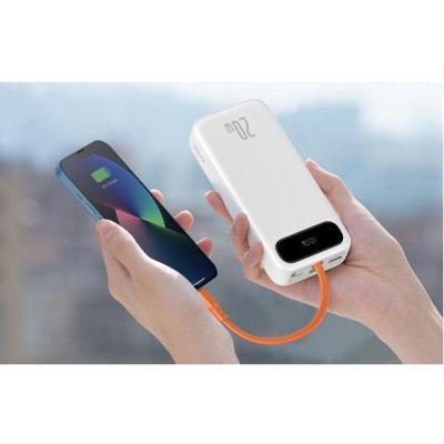 Зовнішній акумулятор (Power Bank) Baseus Block 20000mAh 22.5W (PPLK000002) Зовнішній акумулятор (Power Bank) Baseus Block 20000mAh 22.5W (PPLK000002)